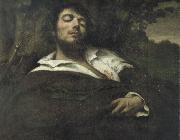 Gustave Courbet l homme blesse painting